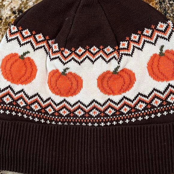 NWT Gymboree Unisex Girls & Boys Fall Pumpkin Beanie - Lil Pumpkin - Picture 3 of 11